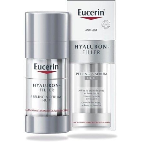 Eucerin Hyaluron-Filler 3x Effect Night Peel & Serum 30ml - Pack of 3