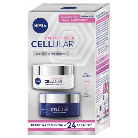 Nivea Set Hyaluron Cellular Filler Anti-Wrinkle Day Cream 50ml Anti-Wrinkle Night Cream 50ml