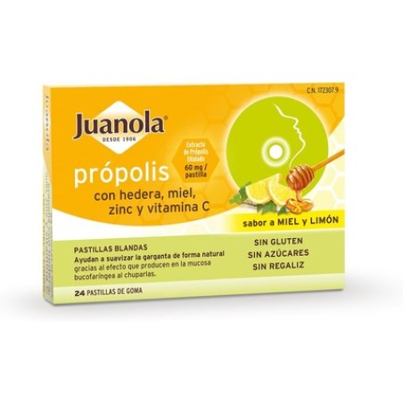 Juanola Propolis Hedera Honey 24 Tablets
