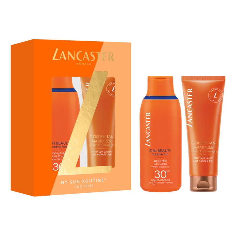 Lancaster Sun Beauty Routine Duo Spf30 Set - Perfect For Sun Protection