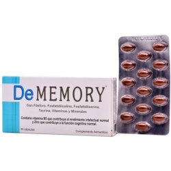 DeMemory 30 Capsules Pharma OTC