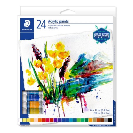 Staedtler - Acrylic Paint - 24 colors (8500C24)