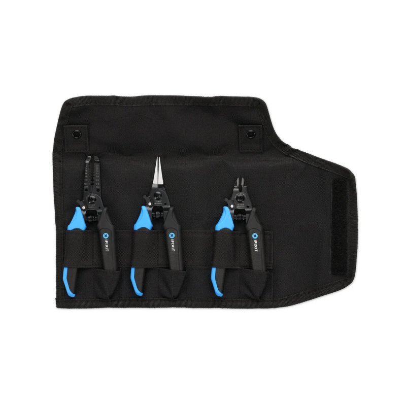 iFixit Mandible Pliers Set Komplett-Set: Enthält eine Abisolierzange, einen Elektronik-Seitenschneider und eine