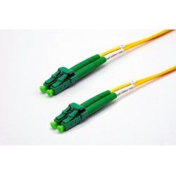 5m LC-APC/LC-APC G652D OS2 2.0mm LS0H yellow zip cord