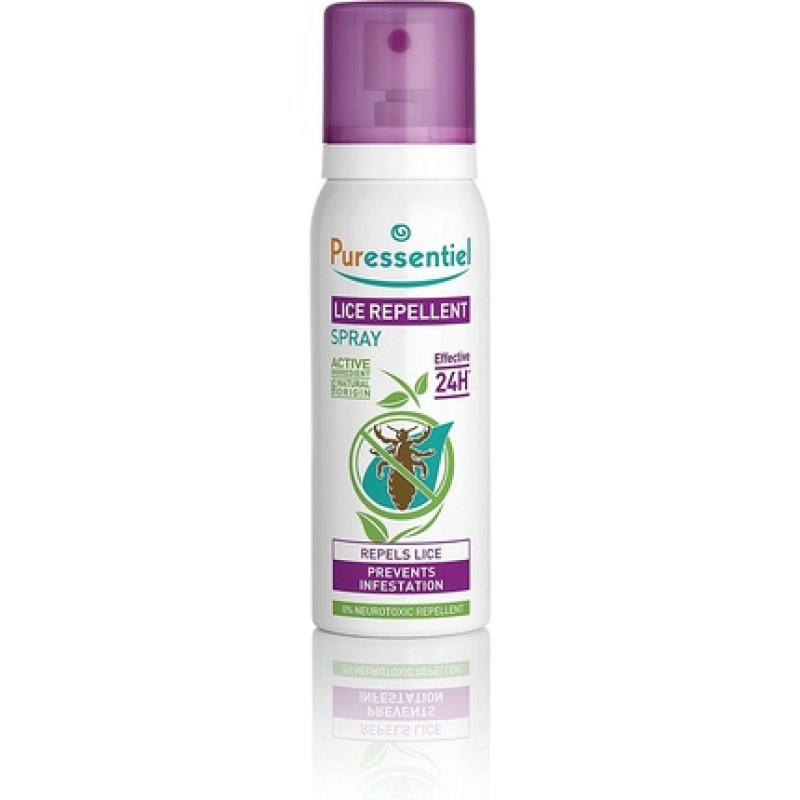 Puressentiel Head Lice Prevention & Repellent Spray 24 Hour Protection 100% Natural 75ml