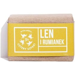 Four Starlings Soap Makers Flax and Chamomile Delicate Natural Eco Bar Soap 110g