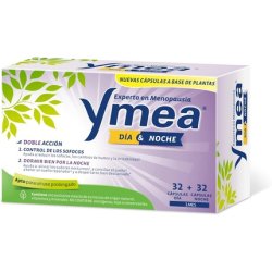 Ymea Menopause Day and Night Treatment for Hot Flashes and Sleep 1 Month Supply 64 Capsules