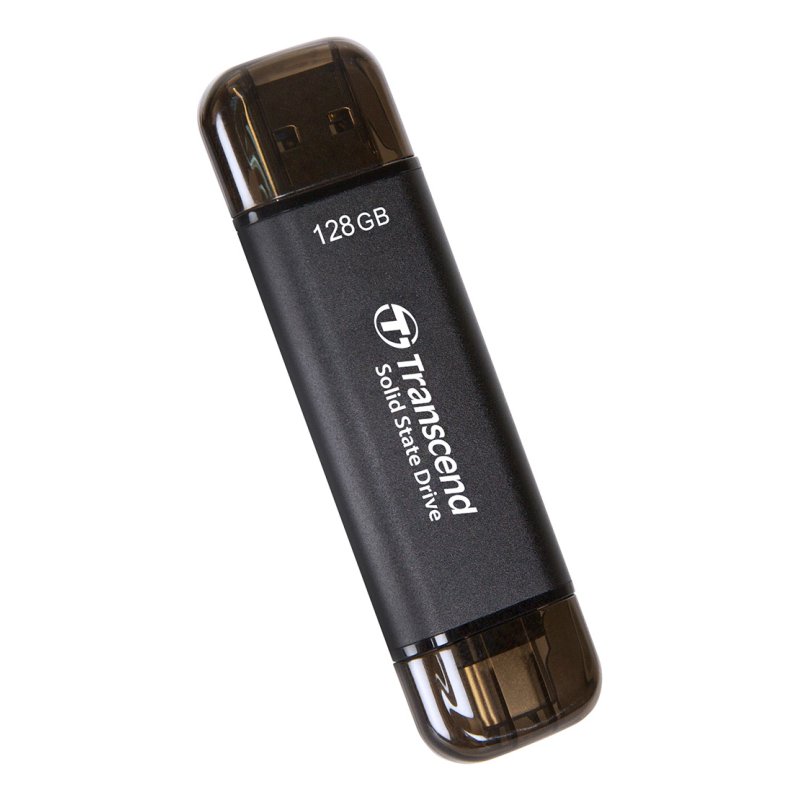 Transcend SSD ESD310C 128GB USB-C USB 3.2 Gen 2x1 black