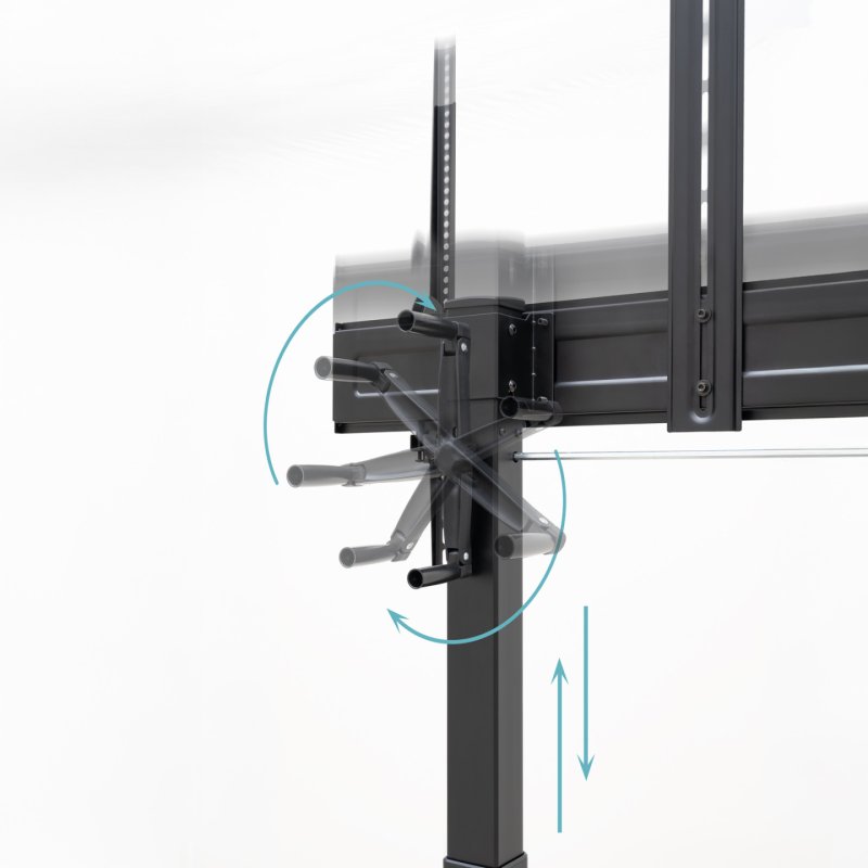 TooQ FS20406HM-B TV mount/stand 2.54 m (100") Black