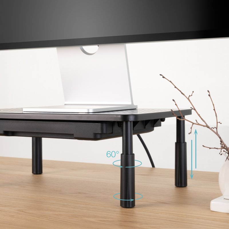 TooQ TQMR087 support d'écran plat pour bureau Noir