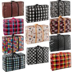 Comfy Nest CN-02577: 150 Pieces Bulk Assorted Non-Woven Grocery and Shopping Bag with Reinforced Handle - 90cm x 60cm x