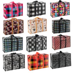 Comfy Nest CN-02546: 150 Pieces Bulk Assorted Non-Woven Grocery and Shopping Bag with Reinforced Handle and Small