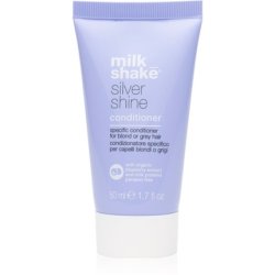 Milk Shake Silver Shine Balsam for Blonde Hair - 50 ml, Neutralizes Yellow Tones