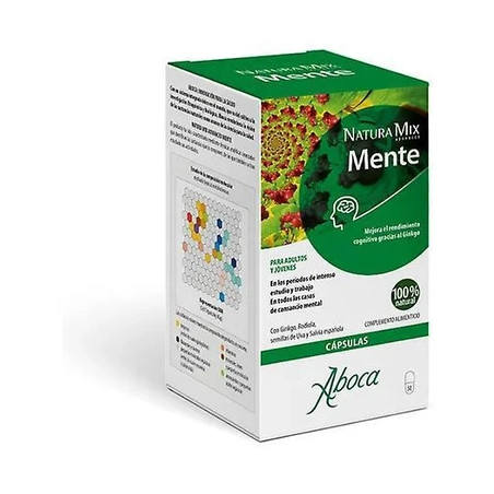Aboca Aboca Natura Mix Advanced Mind 50 Capsules - Cognitive Support Supplement