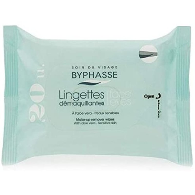 Makeup Remover Wipes with Aloe Vera for Sensitive Skin 20 Count