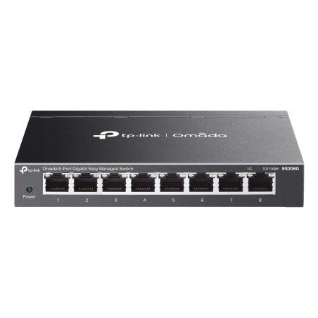 TP-Link Omada ES208G network switch Managed L2 Gigabit Ethernet (10/100/1000) Black