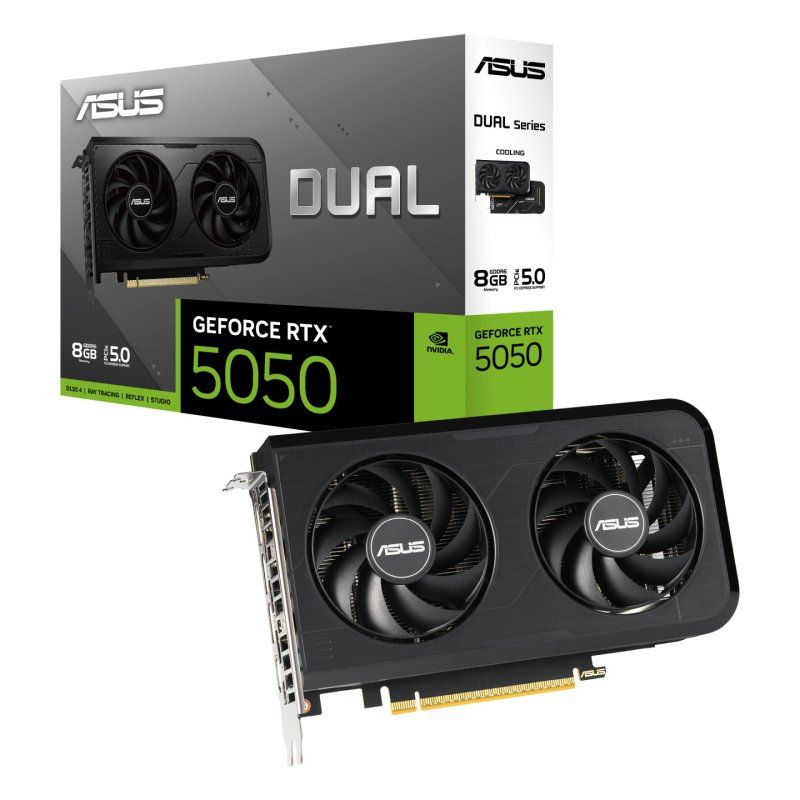 ASUS Dual -RTX5050-8G NVIDIA GeForce RTX 5050 8 Go GDDR6