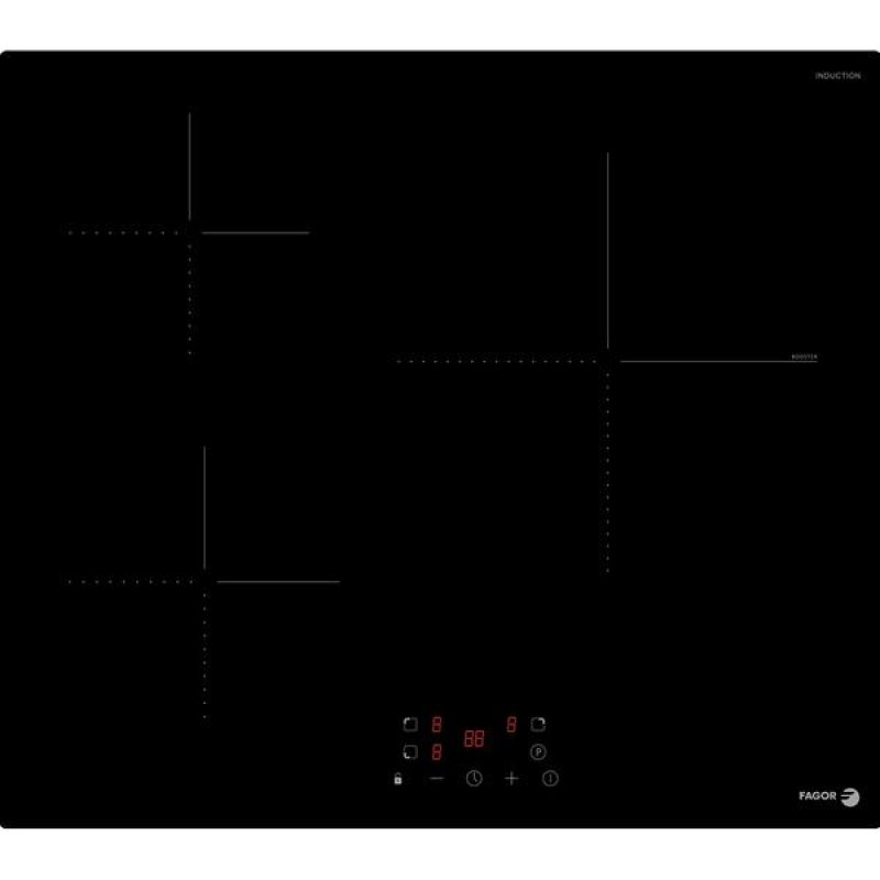 Table de cuisson 3 foyers induction , Puissance : 6 200 W , 1 booster , *