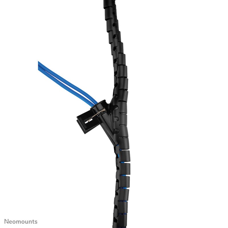 SPIRAL CABLE WRAP 20 MM. MULTIPLE CABLES BLACK