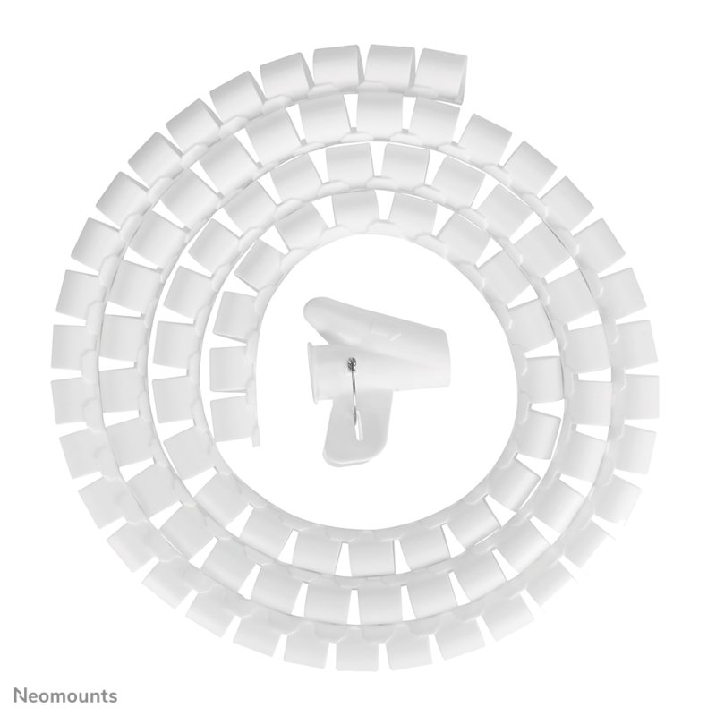 SPIRAL CABLE WRAP 20 MM. MULTIPLE CABLES WHITE