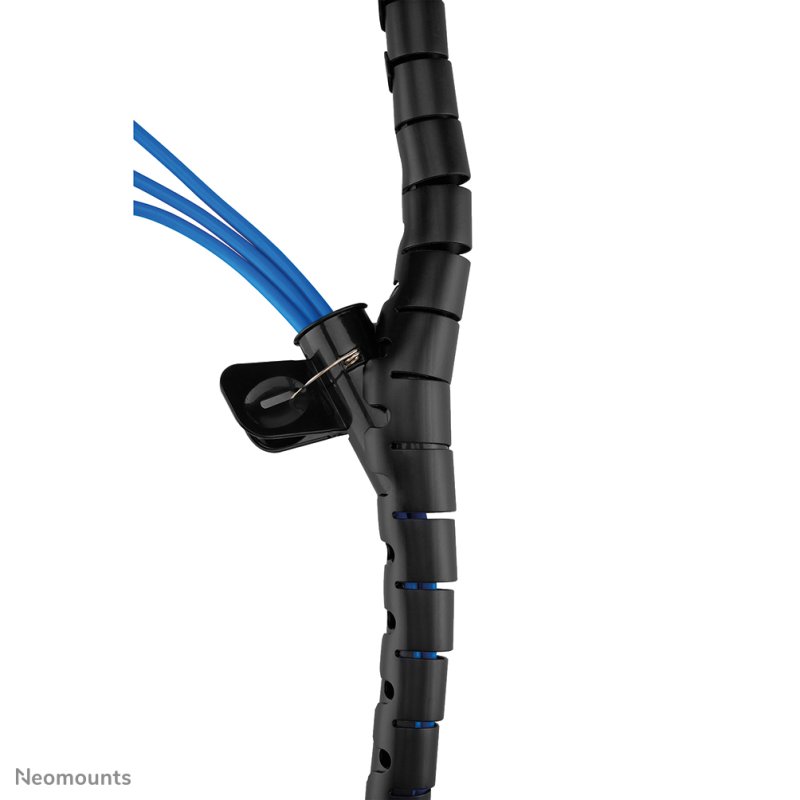 SPIRAL CABLE WRAP 25 MM. MULTIPLE CABLES BLACK