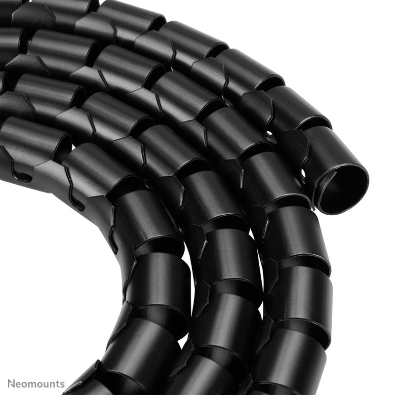 SPIRAL CABLE WRAP 25 MM. MULTIPLE CABLES BLACK