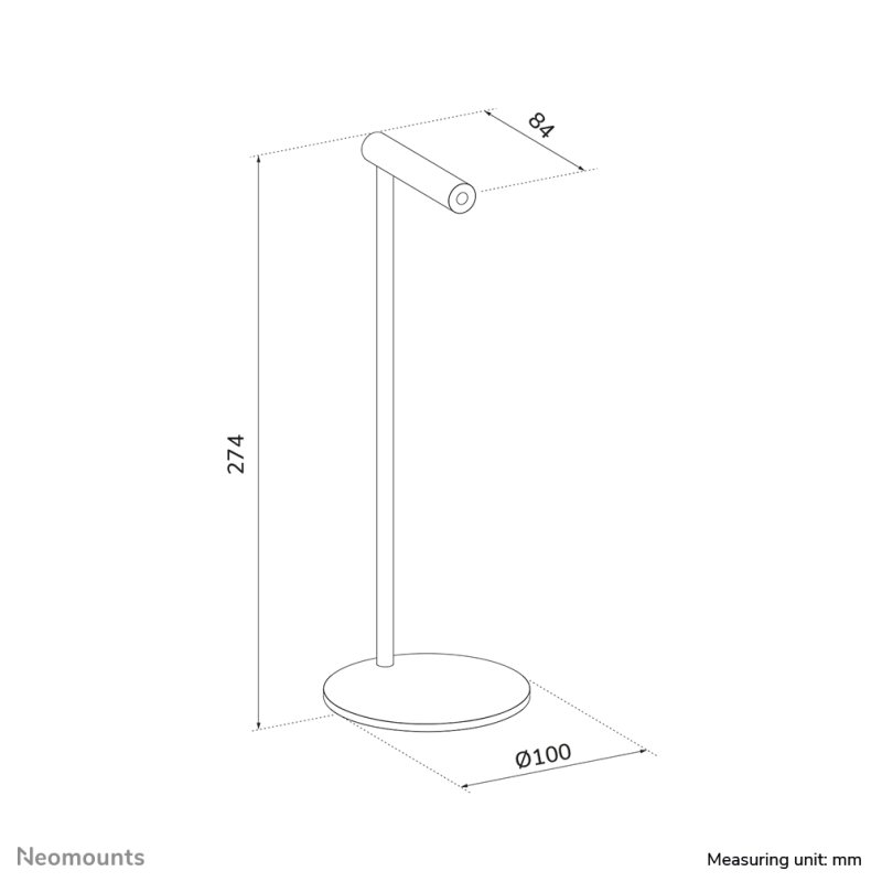 Neomounts ADS11-170SL Headset stand - universal