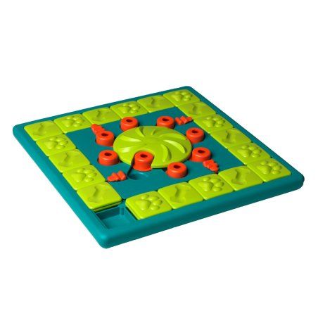 Outward Hound MultiPuzzle Interactive Dog Treat Puzzle Toy, Blue