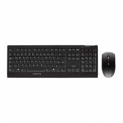 CHERRY B.UNLIMITED 3.0 Ensemble Clavier & Souris sans fil, rechargeable, noir, USB, AZERTY - FR