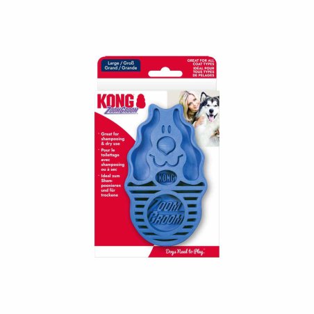 Kong - ZoomGroom - Boysenberry - 12x7.5x4.5cm