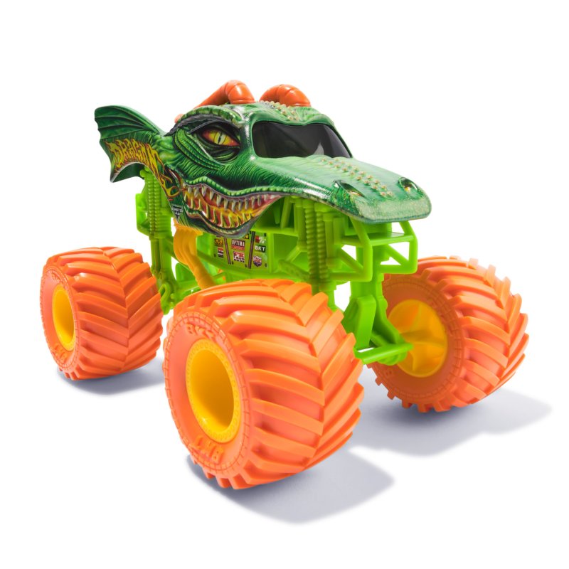 Monster Jam , Monster truck Dragon officiel, véhicule en métal moulé à collectionner, échelle 1:24, jouets pour