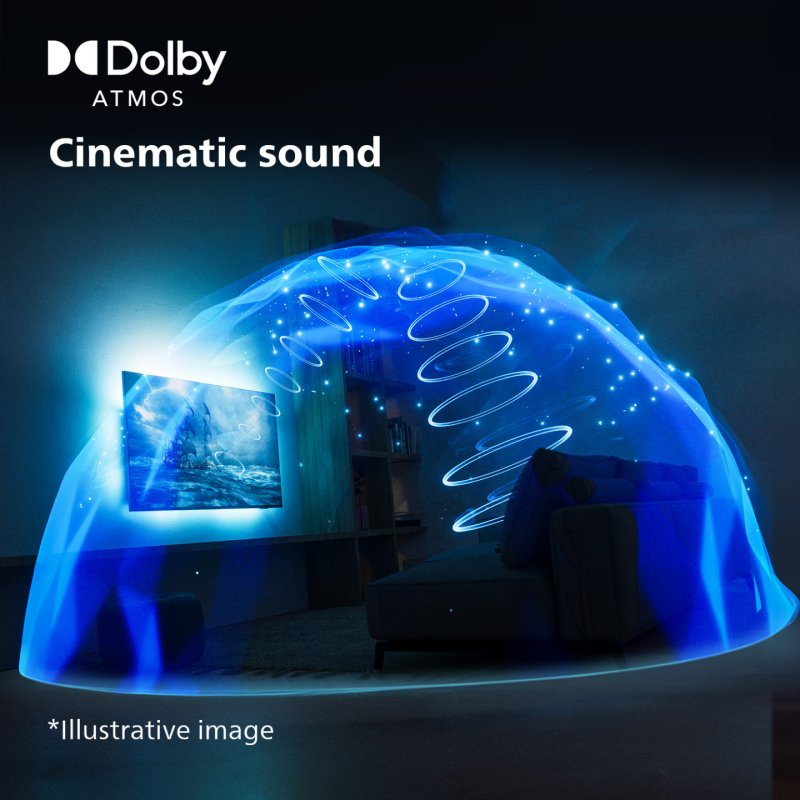 50PUS8309/12 (126 cm (50 Zoll), schwarz, UltraHD/4K, WLAN, Dolby Atmos, Ambilight)