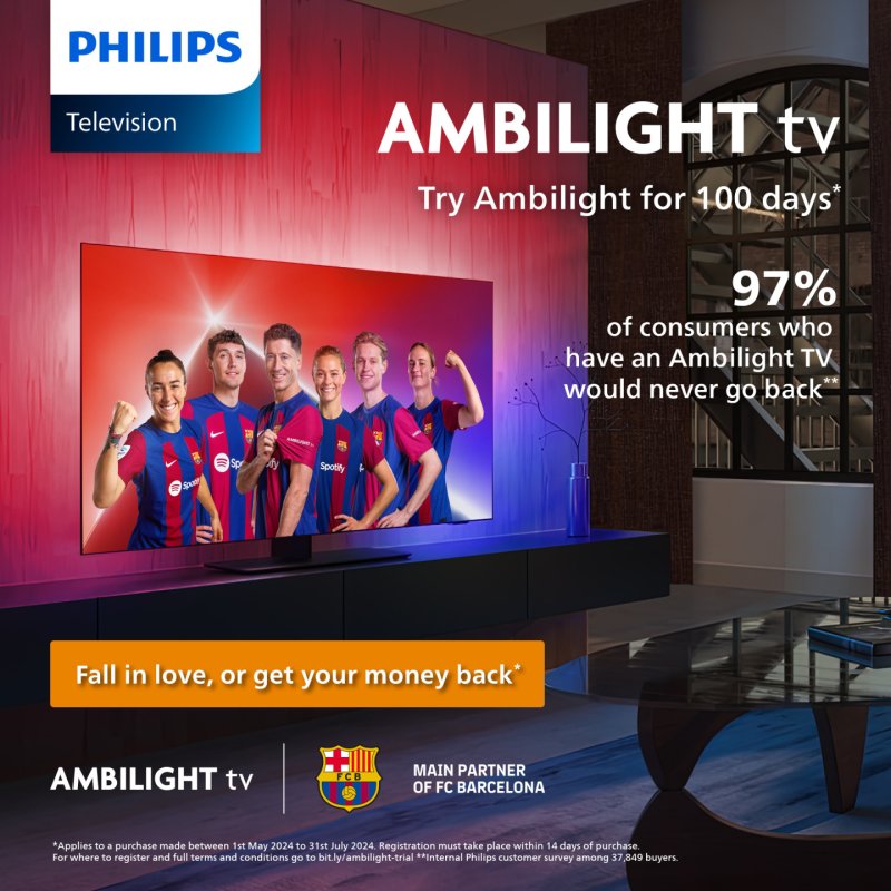 Philips 8000 series 50PUS8309/12 TV 127 cm (50") 4K Ultra HD Smart TV Wi-Fi Black 350 cd/m²