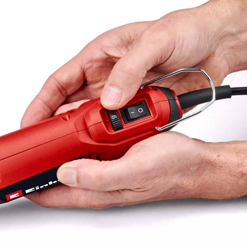 Schleif- und Gravur-Werkzeug TC-MT 150 E (schwarz/rot, 150 Watt, 117-teiliges Zubehör-Set)