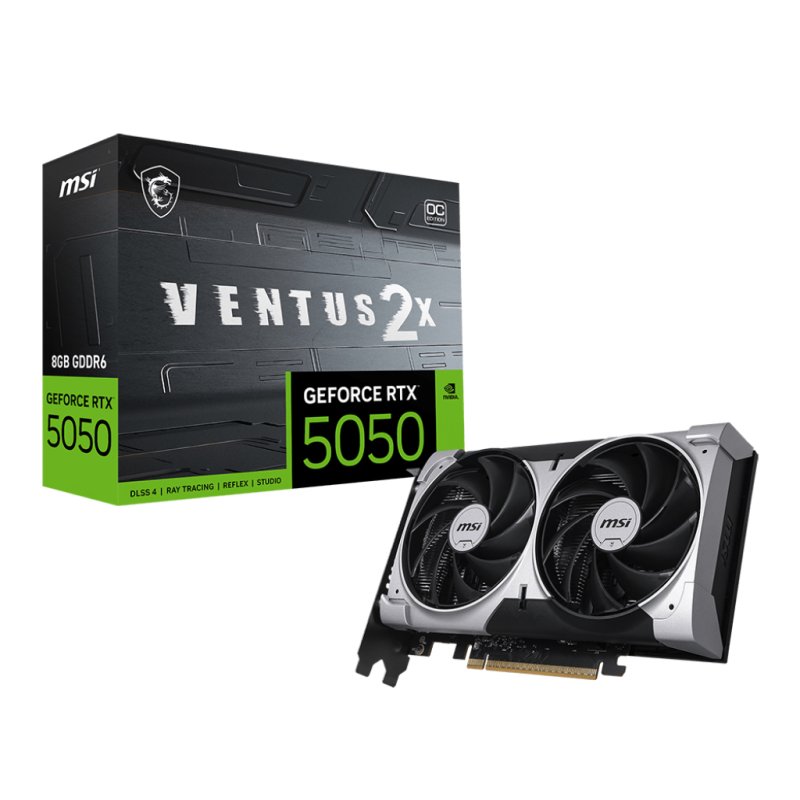 MSI 8GB D7 RTX 5050 VENTUS 2X OC