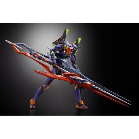 Neon Genesis Evangelion figurine Diecast Metal Build Eva Test Type-01 30th with the Spear of Gaius 22 cm