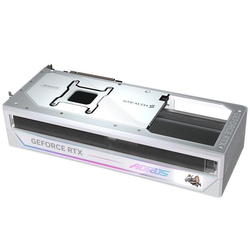 GIGABYTE AORUS GeForce RTX 5090 STEALTH ICE 32G Carte Graphique - 32GB GDDR7, 512bit, PCI-E 5.0, 2655MHz Fréquence du
