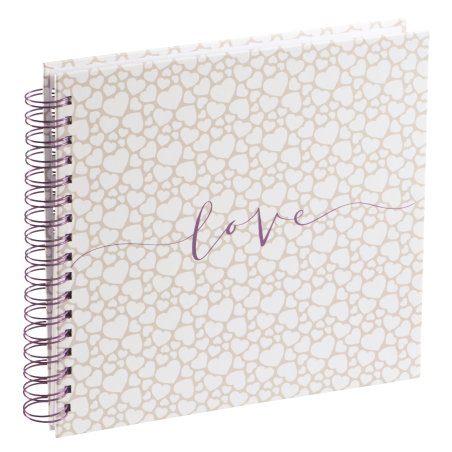Hama Romance Spiral-Album 28x24 40 weie Seiten Hochzeit 3832