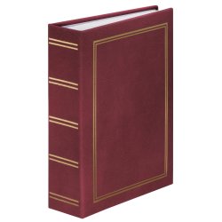 Hama London photo album Red 100 sheets 9 x 13 Case binding