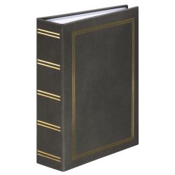 Hama London photo album Grey 100 sheets 9 x 13 Case binding