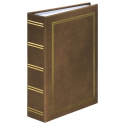 Hama London photo album Brown 100 sheets 9 x 13 Case binding