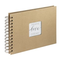 Hama Craft photo album Brown 40 sheets 10 x 15 Spiral binding