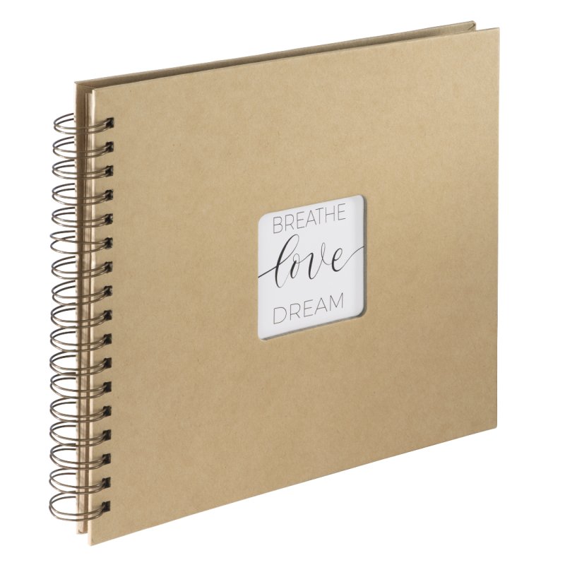 Hama Craft photo album Brown 80 sheets 10 x 15 Spiral binding