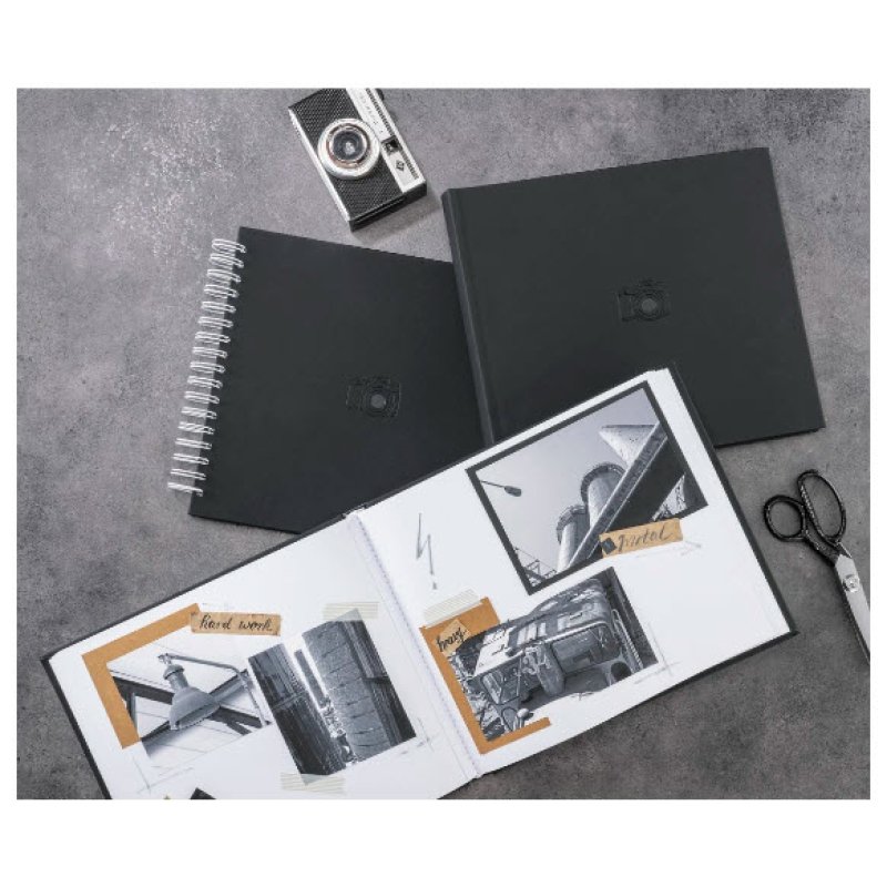 Hama Signs photo album Black 100 sheets 10 x 15 cm Spiral binding