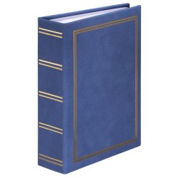 Hama London photo album Blue 100 sheets 13 x 18 Case binding