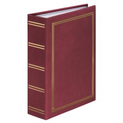 Hama London photo album Red 100 sheets 13 x 18 Case binding