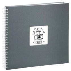 Hama Fine Art photo album Grey 300 sheets 10 x 15 cm Spiral binding