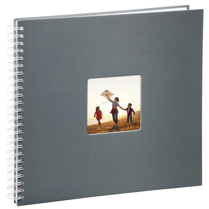 Hama Fine Art photo album Grey 300 sheets 10 x 15 cm Spiral binding