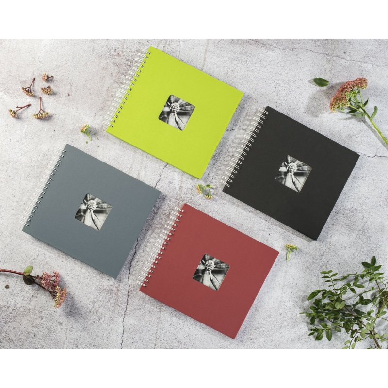 Hama Fine Art photo album Grey 300 sheets 10 x 15 cm Spiral binding