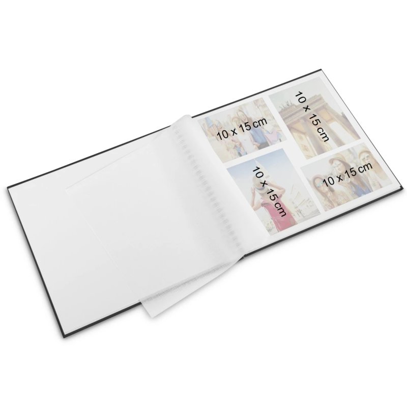 Hama Fine Art photo album Grey 300 sheets 10 x 15 cm Spiral binding